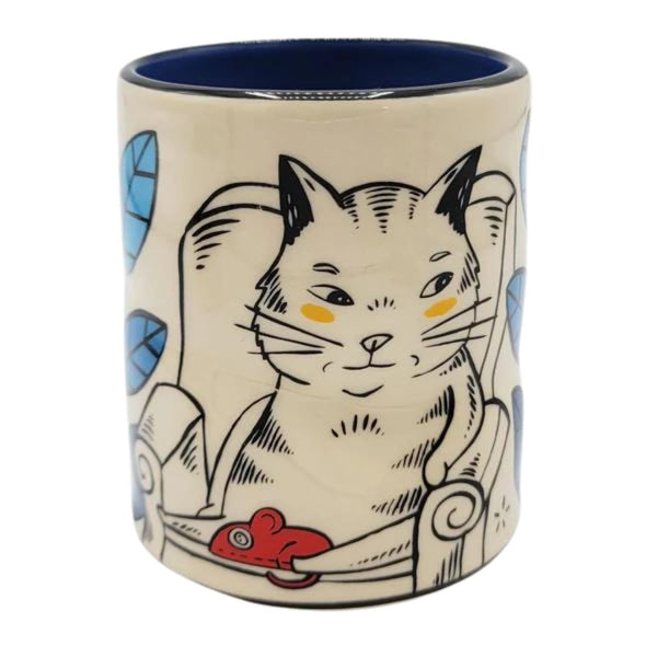 Cat With Mouse Lucky Cup
