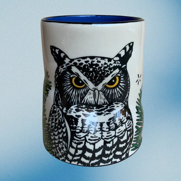 XL Lucky Cup - Great Horned Owl