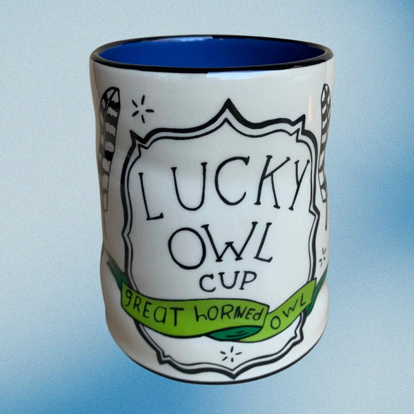 XL Lucky Cup - Great Horned Owl