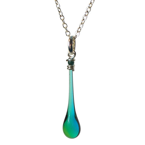Maressa Glass Teardrop Pendant - High Tide