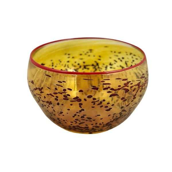 Yellow Basket w/ Red Spots & Red Lip