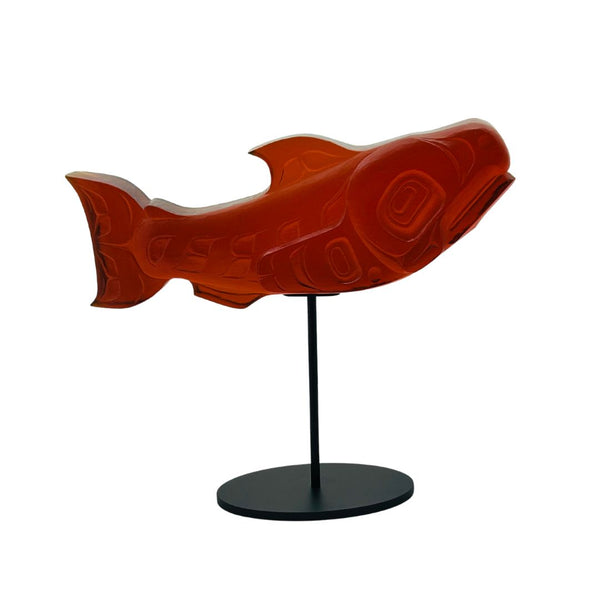 Salmon; Tail Up