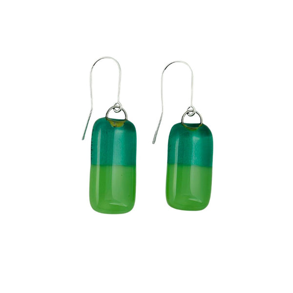 Dipped Earrings - Watermelon & Lime