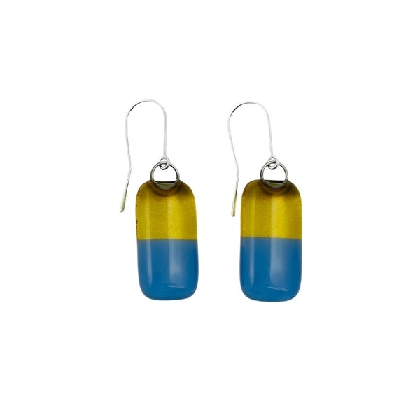 Dipped Earrings - Lemon & Blueberry