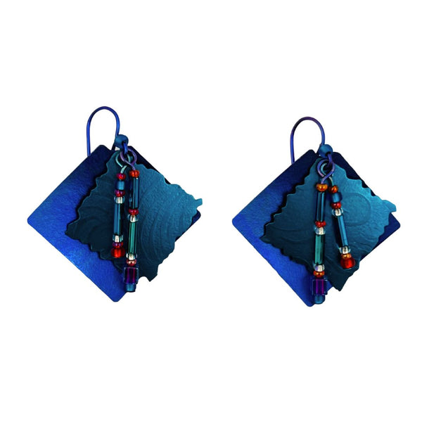 Large Niobium Earrings #8