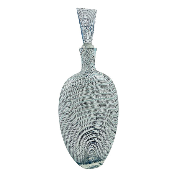 Fancy Cane Vase w/ Stopper