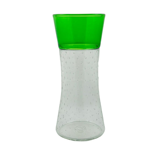Wide Mouth Pineapple Vase - Kelly Green