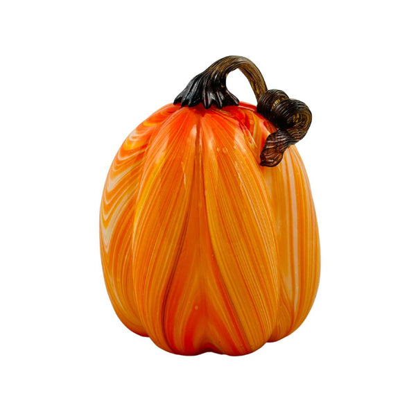 Large Orange Straw Pumpkin