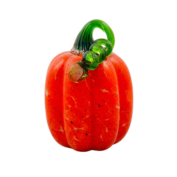 Tall Orange Mosaic Pumpkin