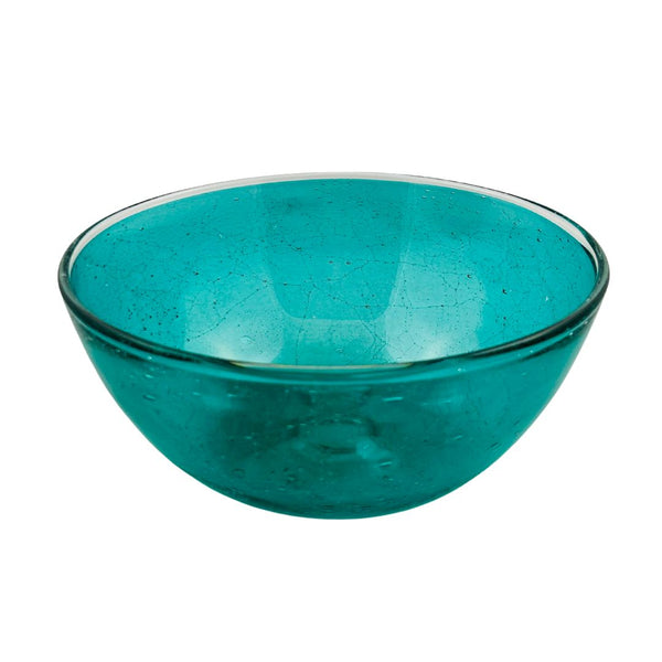 Crackle Bowl - Turquoise