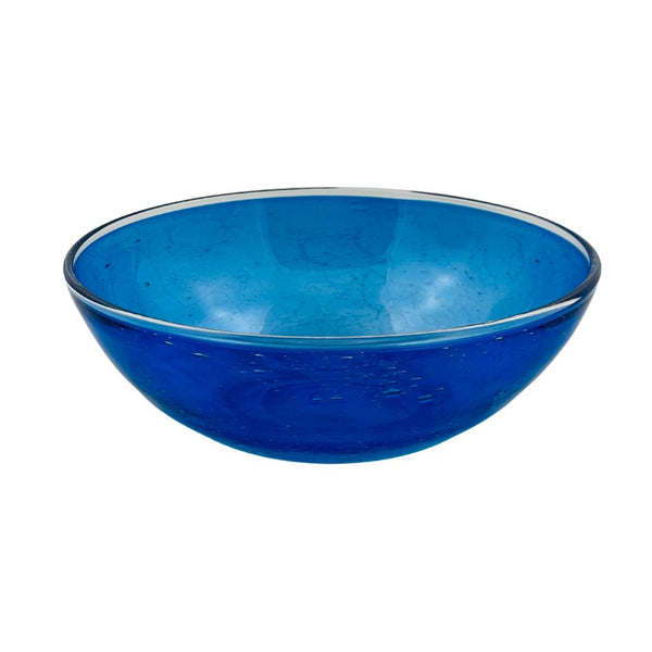 Crackle Bowl - Cobalt
