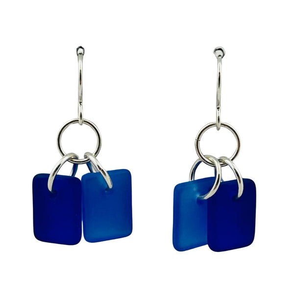 Dyad Earrings - Deep Blue Sea