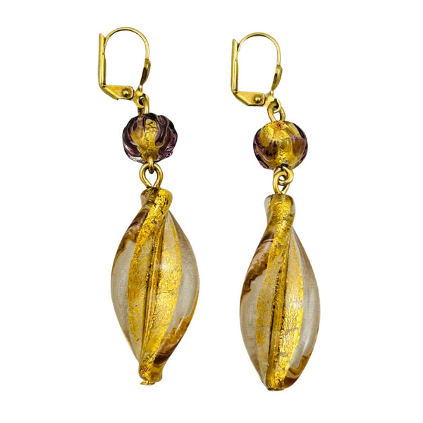 2 Drop FW Leaf Earrings