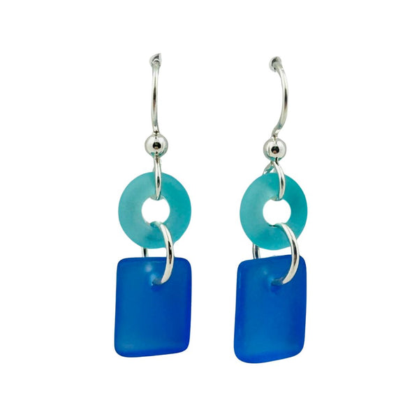 Lifesaver Earrings - Ice Blue Powder Blue