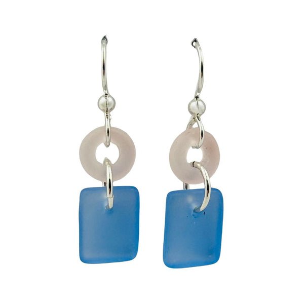Lifesaver Earrings - Dusty Rose Iced Lavender