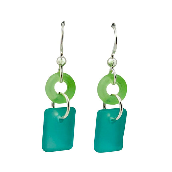 Lifesaver Earrings - Pistachio Lagoon