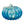 Load image into Gallery viewer, Large Blue Facet Pumpkin w/ Light