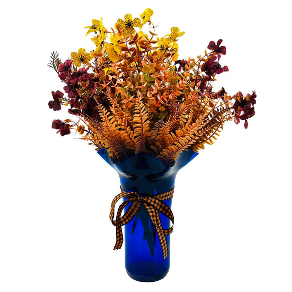 Large Recycled Vase - Wine Bottle