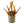 Load image into Gallery viewer, The Water Blossom Flower - Small Amber