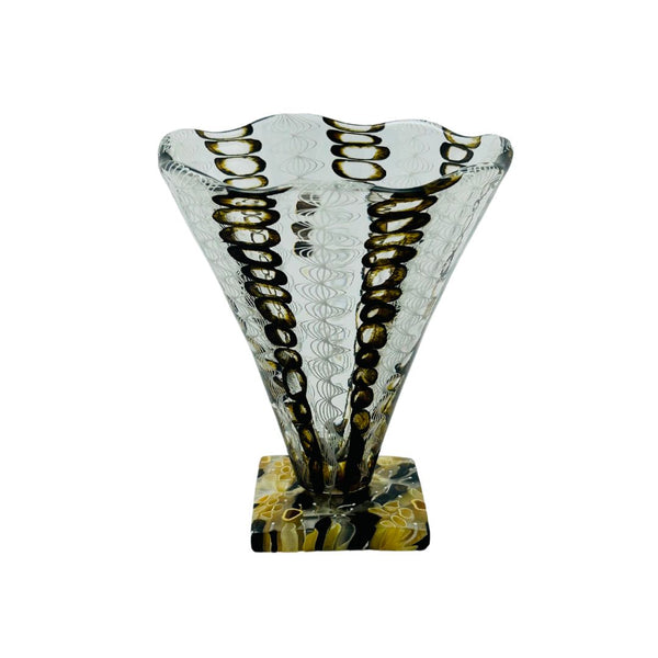Cane Martini Glass - Chocolate Sundae
