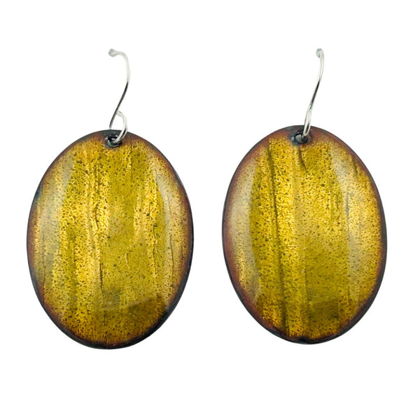Pattern Earrings - Chartreuse