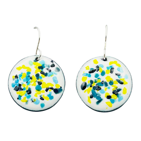 Confetti Earrings - White