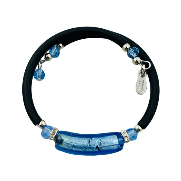 Glass Bead Rubber Bracelet - My Sympathies