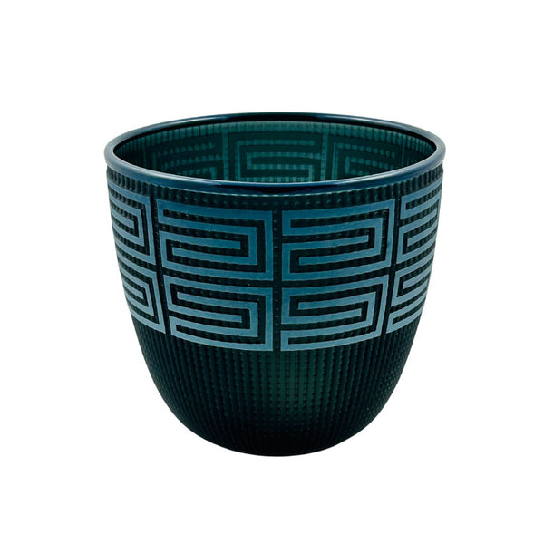Tlingit Berry Basket - Steel Blue/Blue