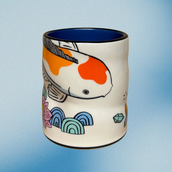 Large Lucky Cup - Koi
