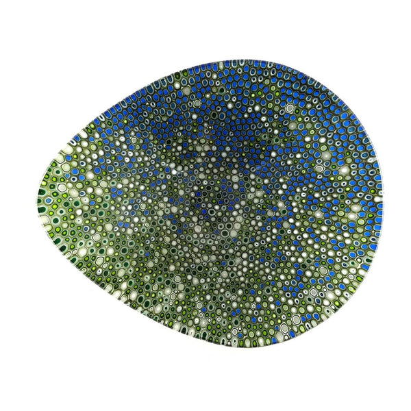 Wall Hanging Nido 22, Forrest Floor & Lapis Lazuli Bowl