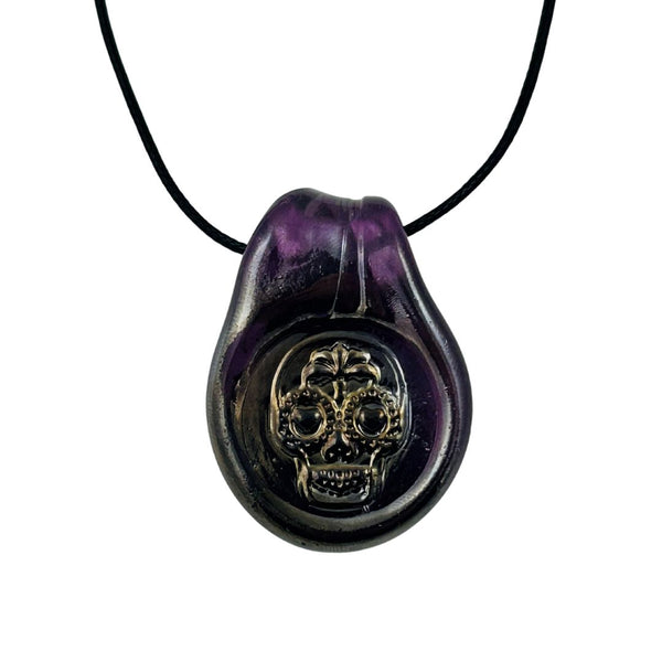 Pendant - Sugar Skull (Uva)