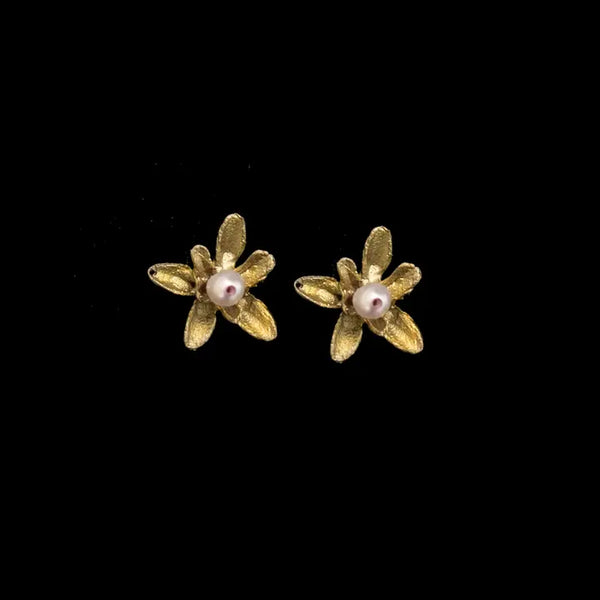 Flowering Thyme Stud Post Earrings