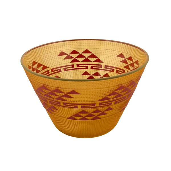 Tlingit Medium Basket: Amber/Cedar