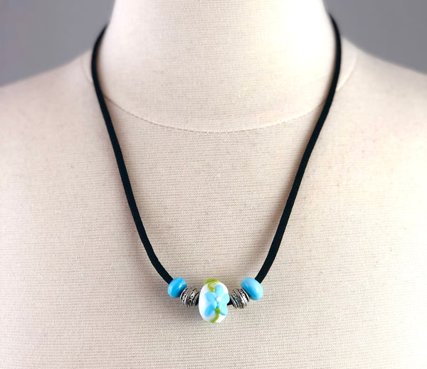 Hilltop Glass Bead Necklace