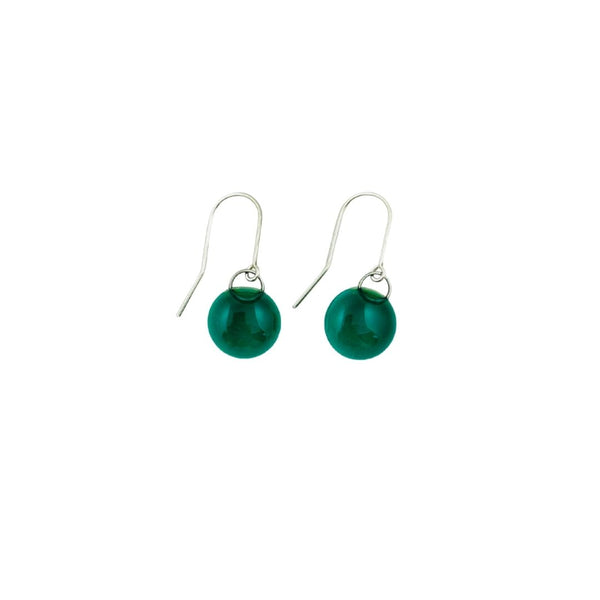 Glass Dot Earrings A - Watermelon