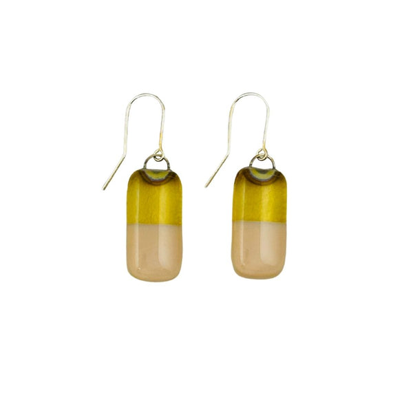 Dipped Earrings - Lemon & Peach