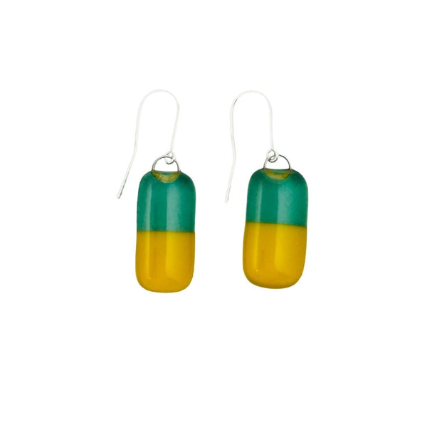 Dipped Earrings - Watermelon & Lemon