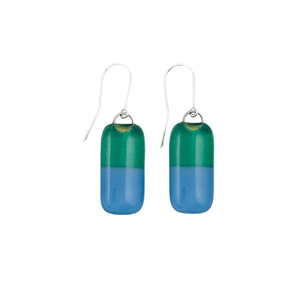 Dipped Earrings - Watermelon & Blueberry