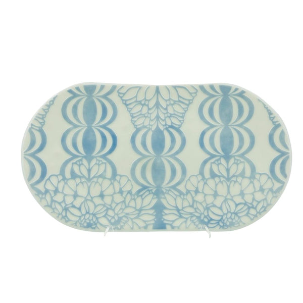 Art Nouvean Platter, Grey