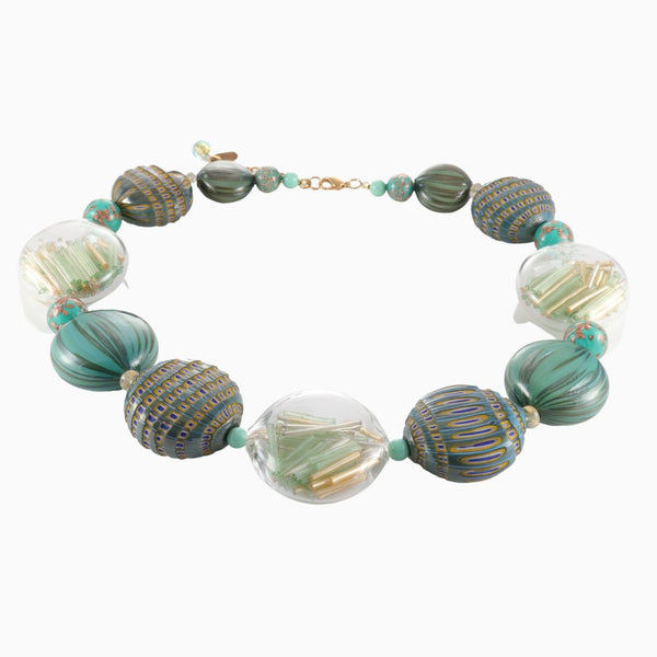 Blown Green Avventurina Necklace