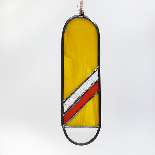 Yellow and Orange Bevel Drop