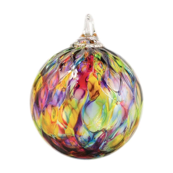 Rainbow Diamond Facet Ornament