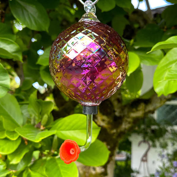 Birthstone Hummingbird Feeder - January Garnet