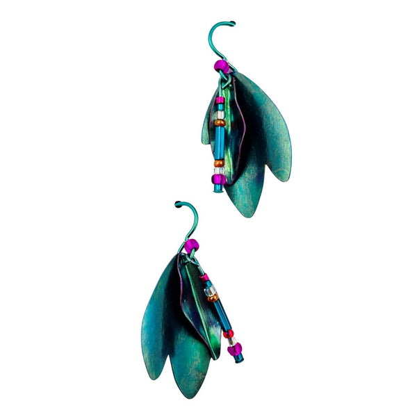 Large Niobium Earrings $85