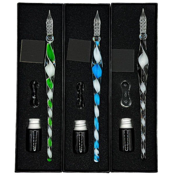 Glass Pen & Ink Set - Carnival