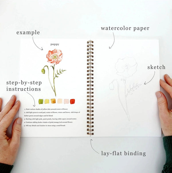 Watercolor Workbook - Flowers