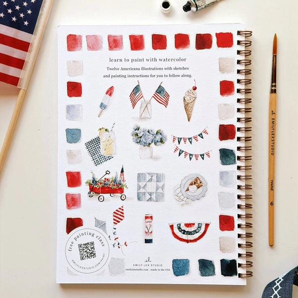 Watercolor Workbook - Americana