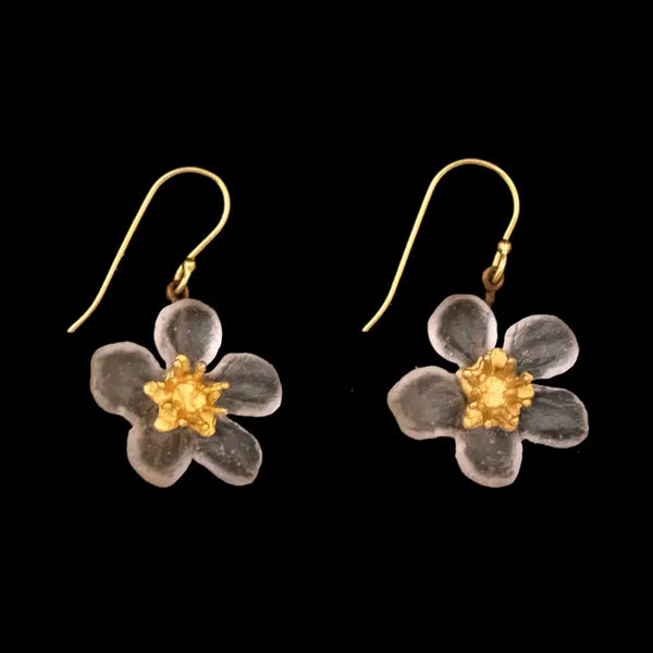 Cherry Blossom Wire Earrings