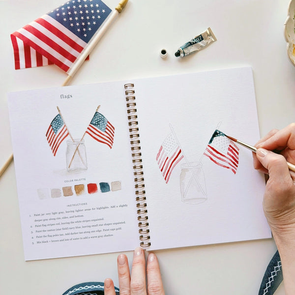 Watercolor Workbook - Americana