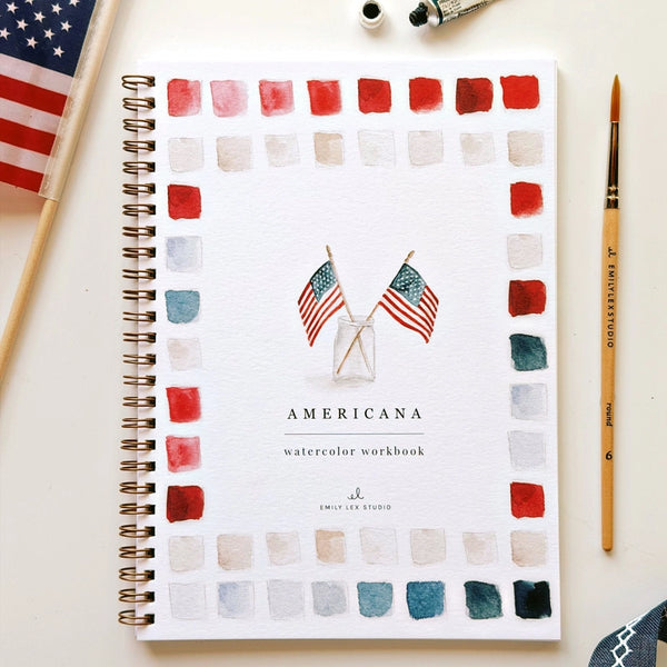 Watercolor Workbook - Americana
